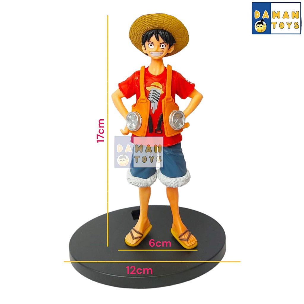 Action Figure One Piece Red dxf Grandline Uta Sanji Shanks Lufy Luffy Zoro Roronoa Pajangan Anime