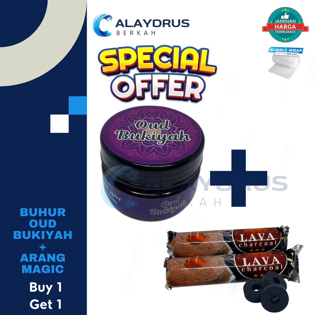 Jual Paket Buhur Bukhur Bukhoor Bukhor Arab Oud Bukiyah Arf Gram Dan