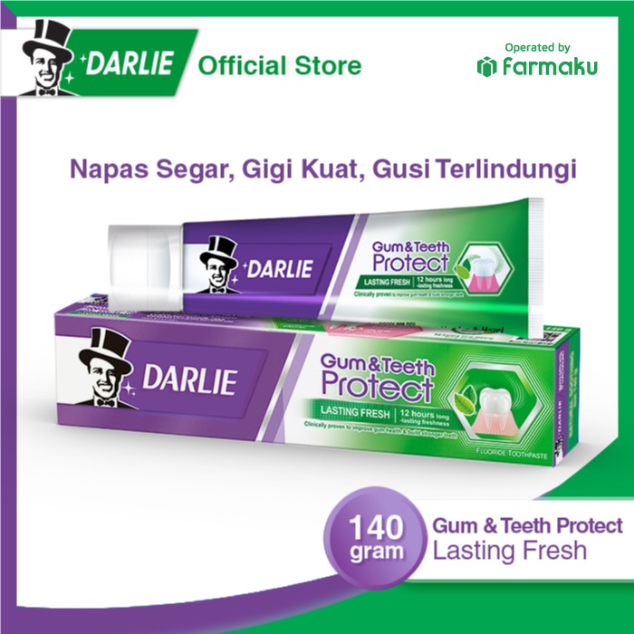 DARLIE Gum & Teeth Protect Lasting Fresh Pasta Gigi 140 gr - 1 Pcs - (Variasi)