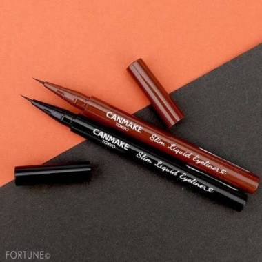 Promo ORIGINAL 100 CANMAKE Slim Liquid Eyeline / Eyeliner Tokyo Best - Hitam Murah