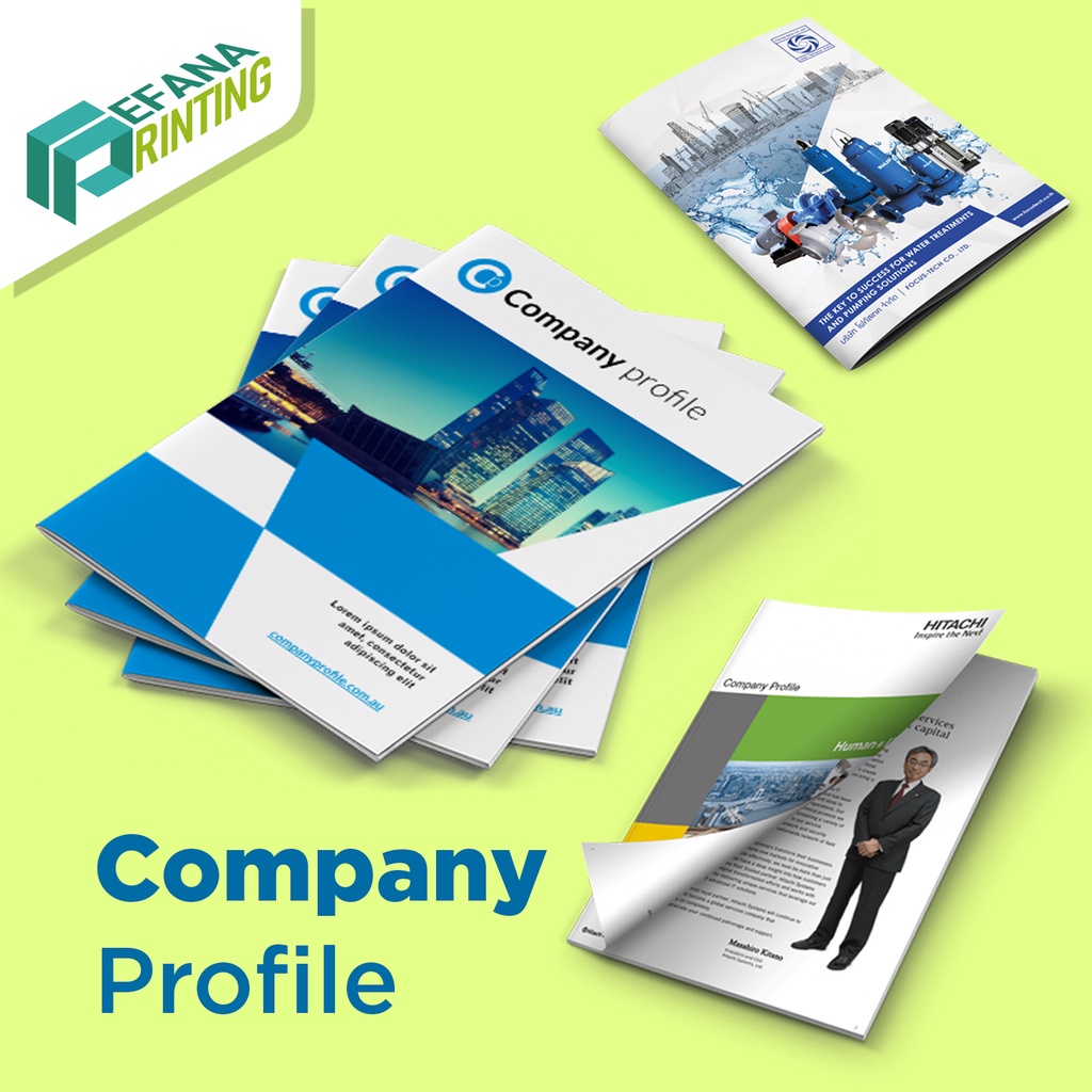 Cetak Company Profile ukuran Custom