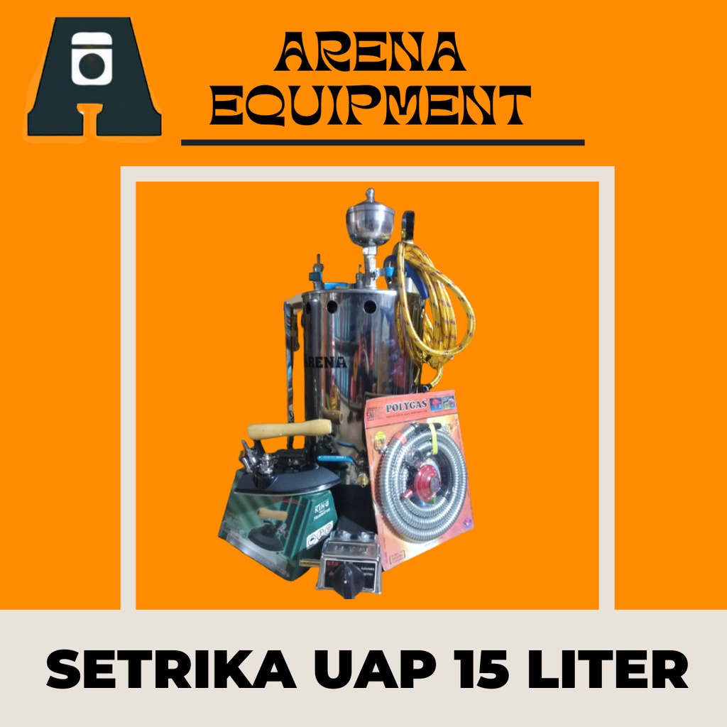 SETRIKA UAP BOILER 15 Liter GESER