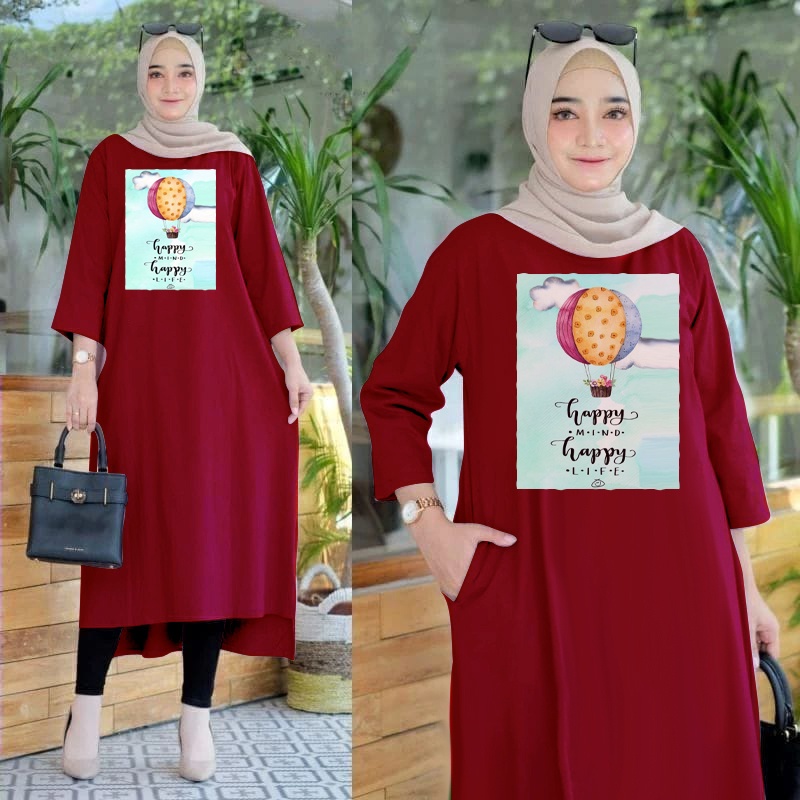 FF LONG TUNIK HIJAB COLABORATION TUNIK WANITA TERBARU 11
