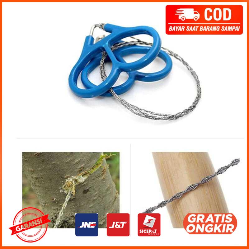 Gergaji Tali Portable Manual Hand Steel Rope Chainsaw GM32