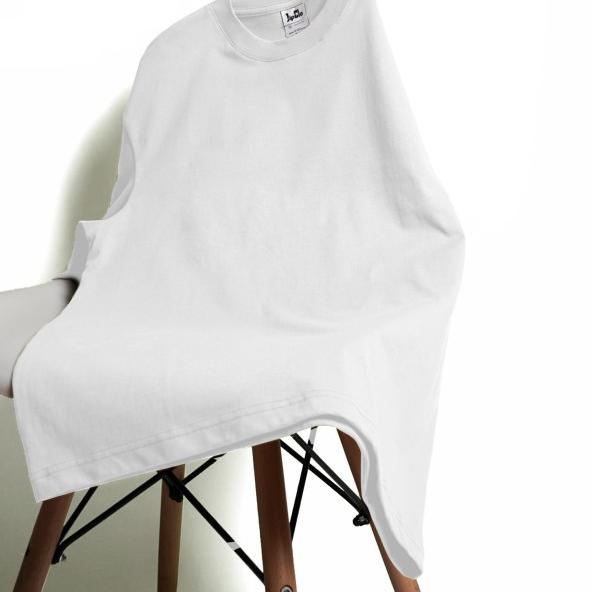 KAOS POLOS JIPCLO RETRO (OVERSIZED) PUTIH - Putih, L