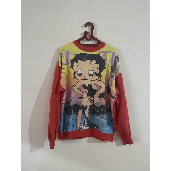 crewneck vintage betty boop