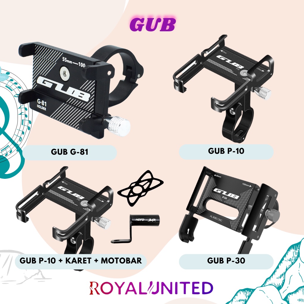 GUB Holder Phone Premium Original High Quality