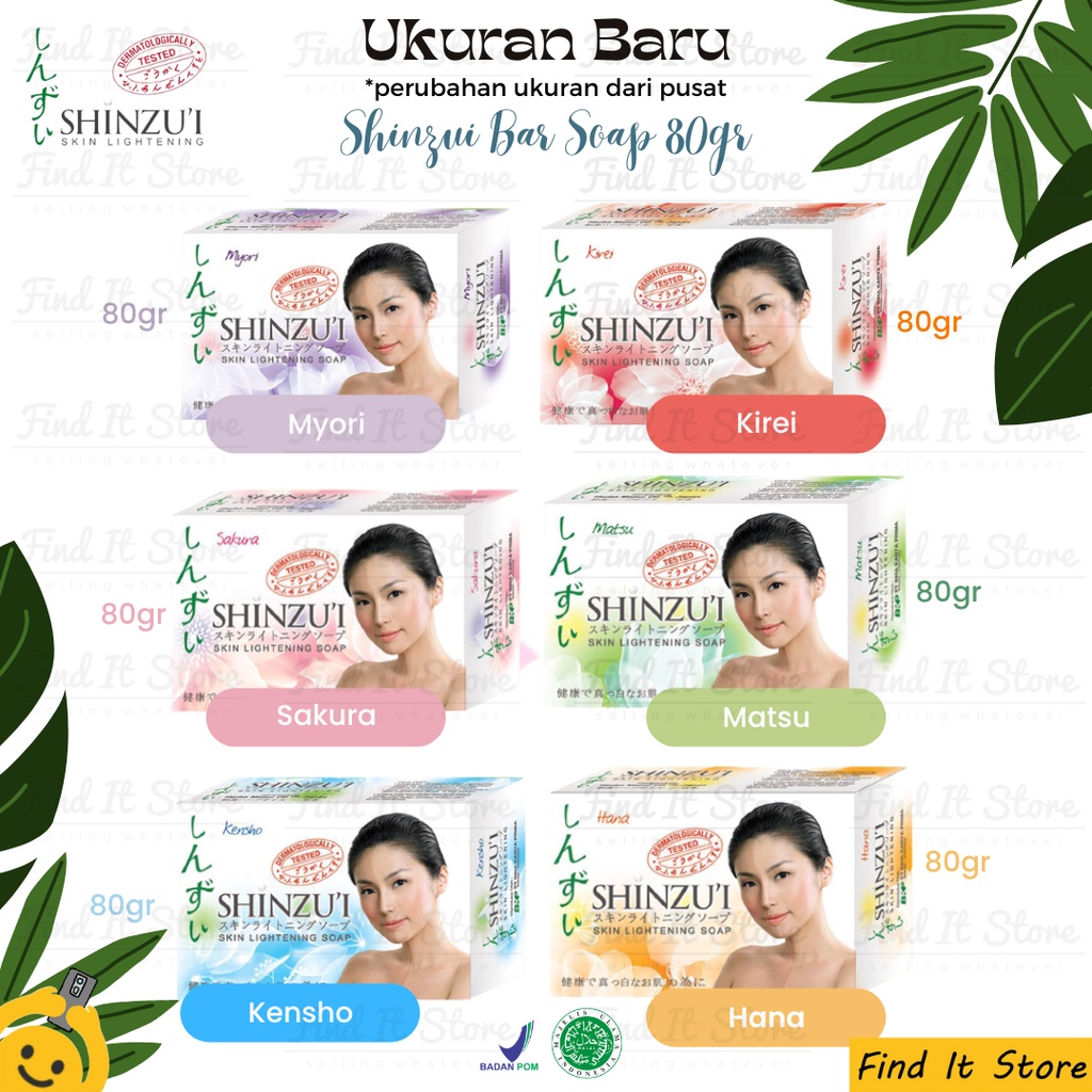 Shinzui Skin Lightening Body Care | Sabun Cair | Scrub Lulur Mandi BPOM Brightening Soap