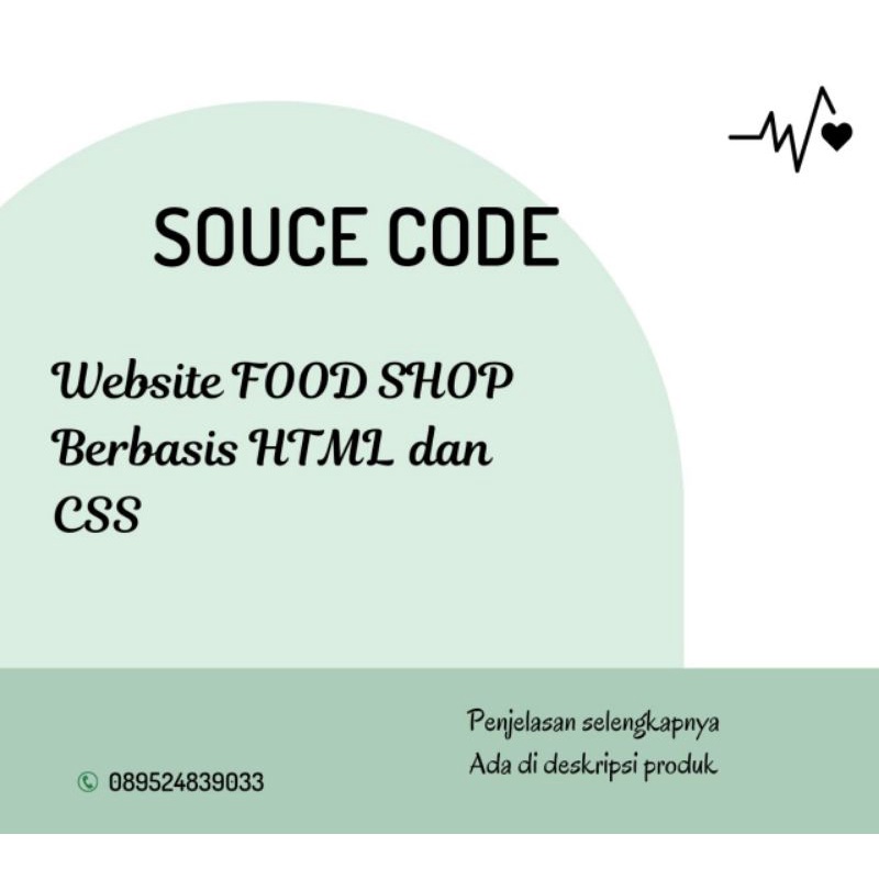 Jual Source Code Website Food Shop Berbasis Html dan css | Shopee Indonesia