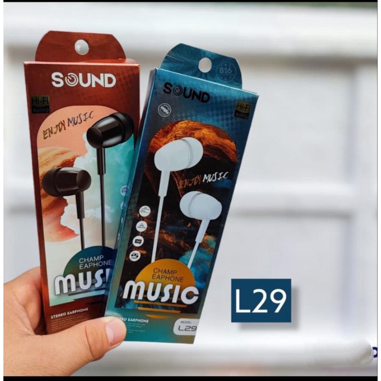 Headset BASS earphones L29