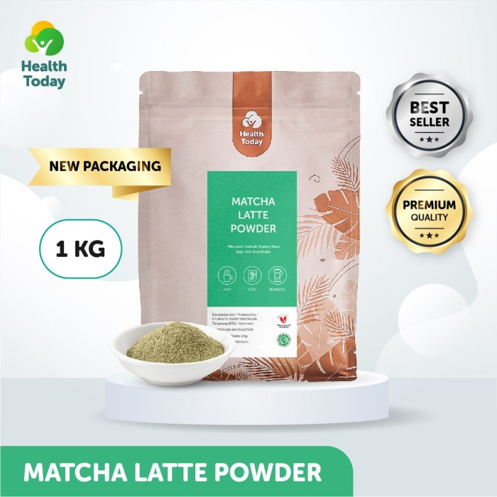 

HEALTH TODAY MATCHA LATTE POWDER DRINK ( MINUMAN BUBUK MATCHA)