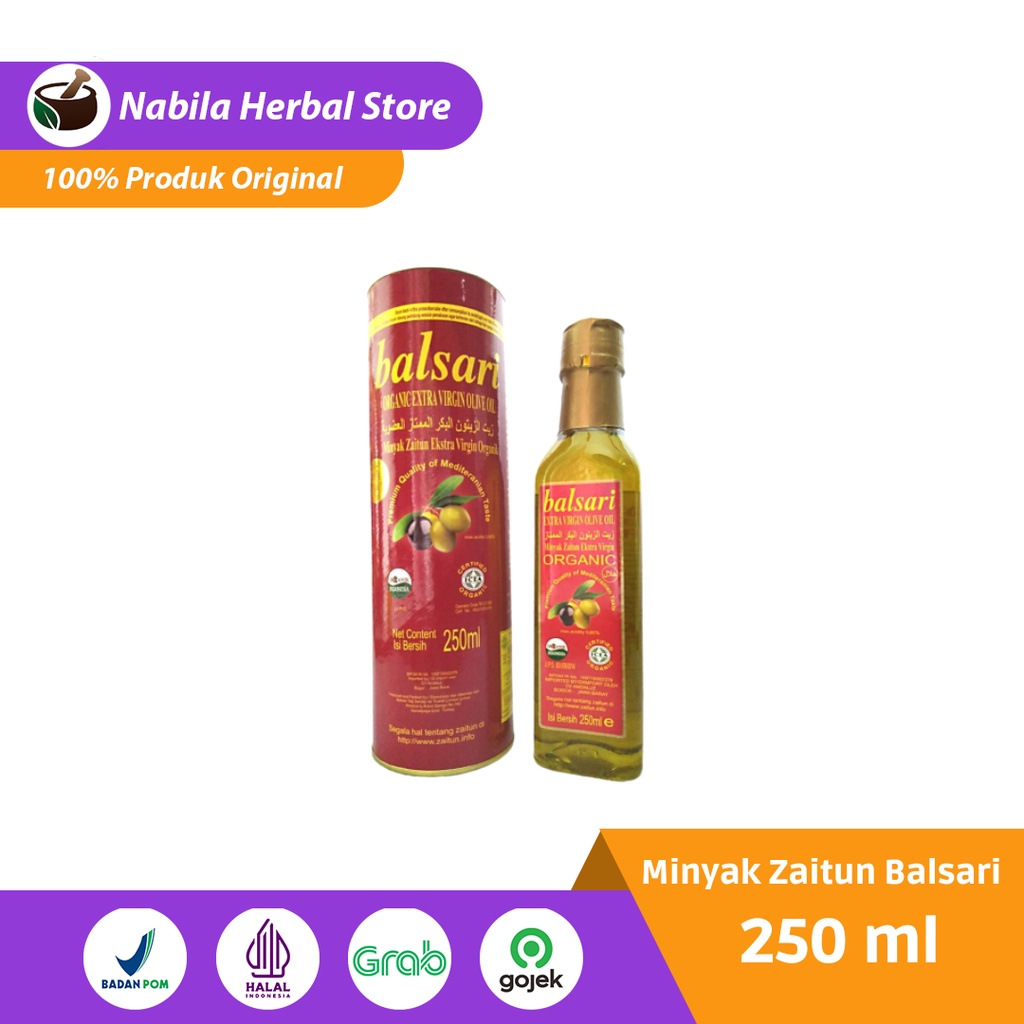 

Minyak Zaitun Balsari Organik Ekstra Virgin Oil 250ml