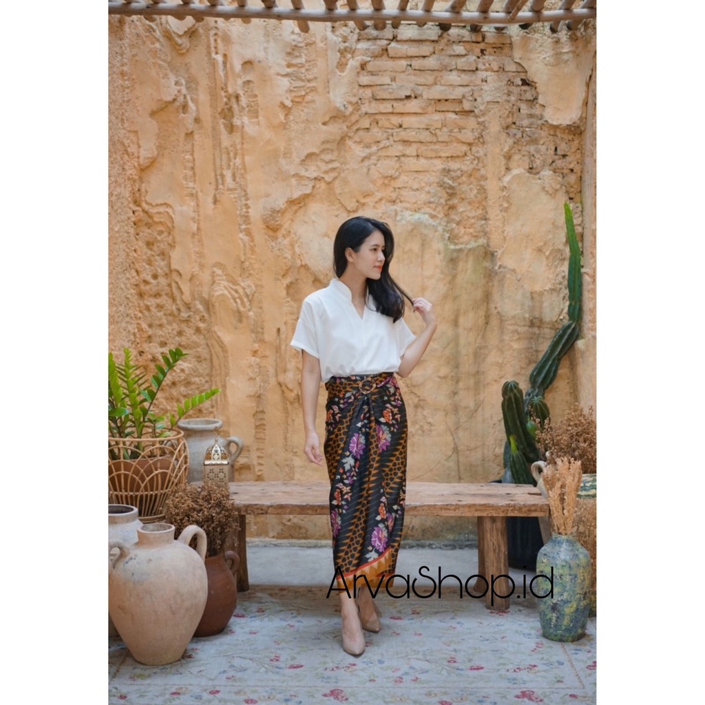 Rok Lilit Batik Bawahan Kebaya Modern Rok Serut Batik