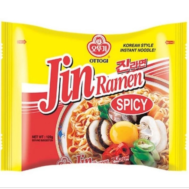 

Ottogi - Jin Ramen Spicy 120g