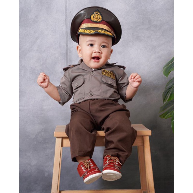 Baju polisi anak laki laki/baju polisi/baju polisi anak/baju polisi bayi/baju polisi anak laki laki 