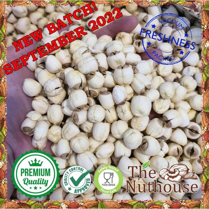 

500gr White Lotus Seeds / Biji Bunga Teratai / Lian Zi [PREMIUM]