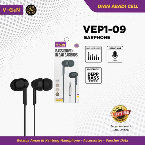 headset v-gen original vep1- 06 veP1-09 vep1-16 vep1-22