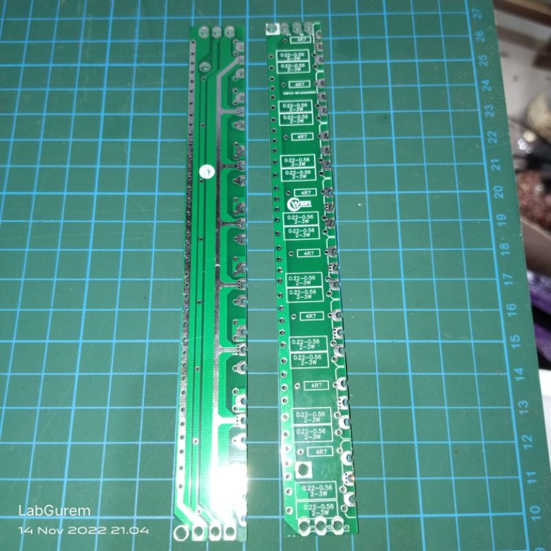 pcb final 8 transistor dobel layer