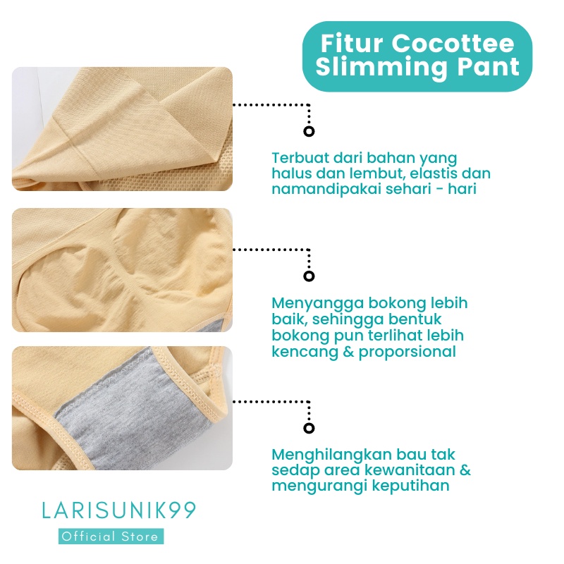 Korset Celana Pelangsing Munafie Cocotte Celana Dalam Pengecil Perut Slimming Pants Dalaman