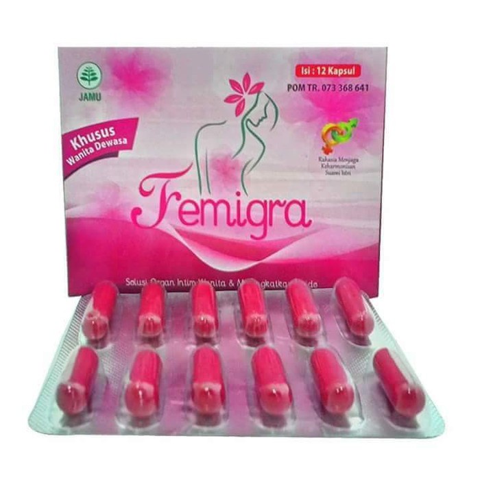 FEMIGRA kapsul herbal khusus wanita original