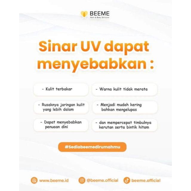 Beeme Honey Sunscreen Lotion Niacinamide SPF50+++ - Tabir Surya