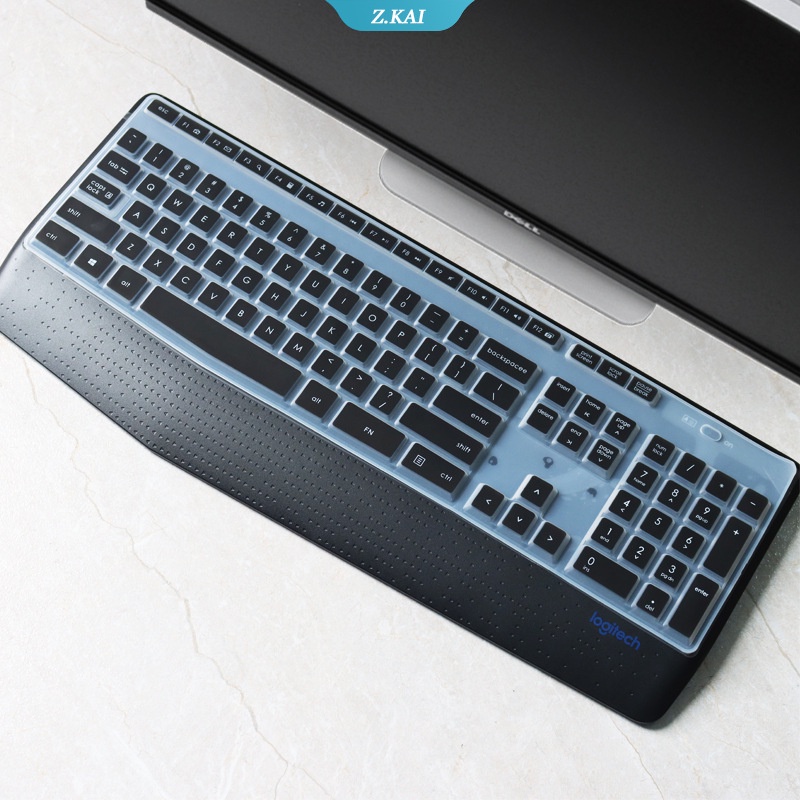 1pc cover Pelindung keyboard Logitech MK345 K345 Bahan Silikon Lembut Anti Air / Debu