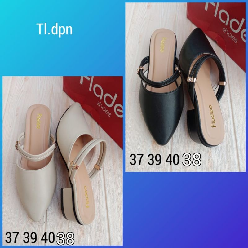 Wedges Fladeo / Flat Shoes Fladeo / Flat Shoes Untuk Ke Kantor / Flat Shoes Sepatu Kantor Wanita/ Se