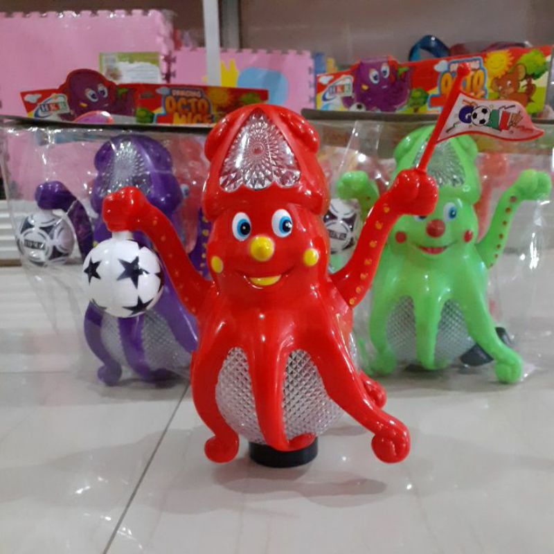 MAINAN GURITA JOGET JALAN LAMPU MUSIK DISKO