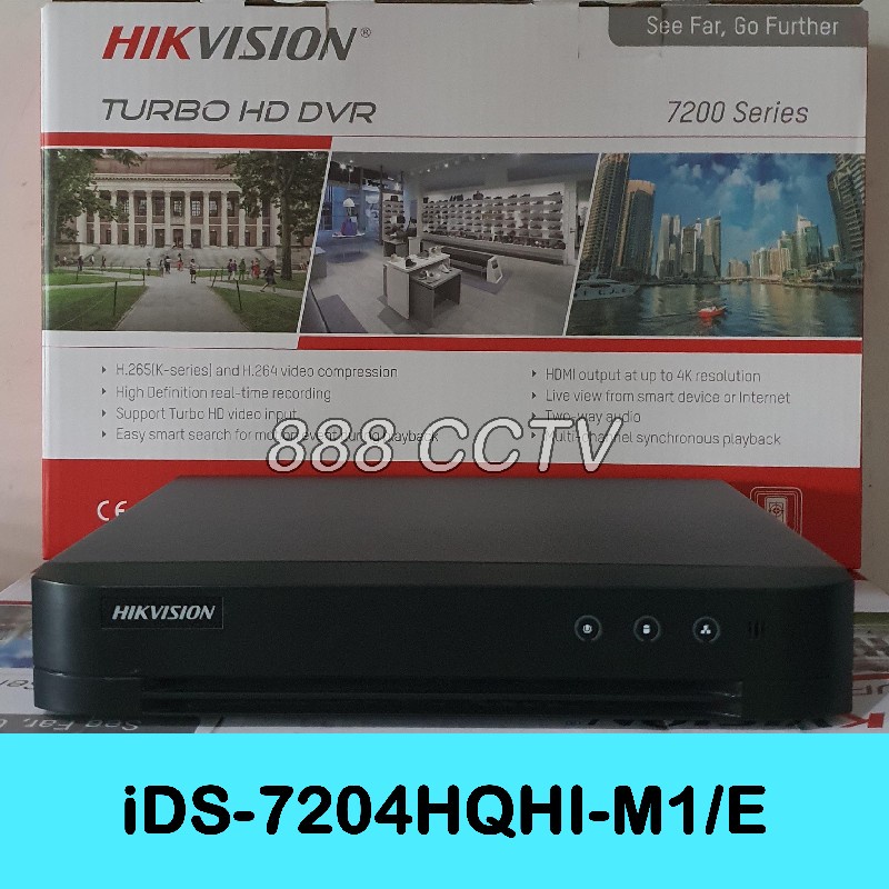 Jual DVR 4ch Hikvision IDS-7204HQHI-M1/E | Shopee Indonesia