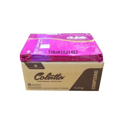 COLATTA Dark Compound 5 kg Coklat Batang Chocolate
