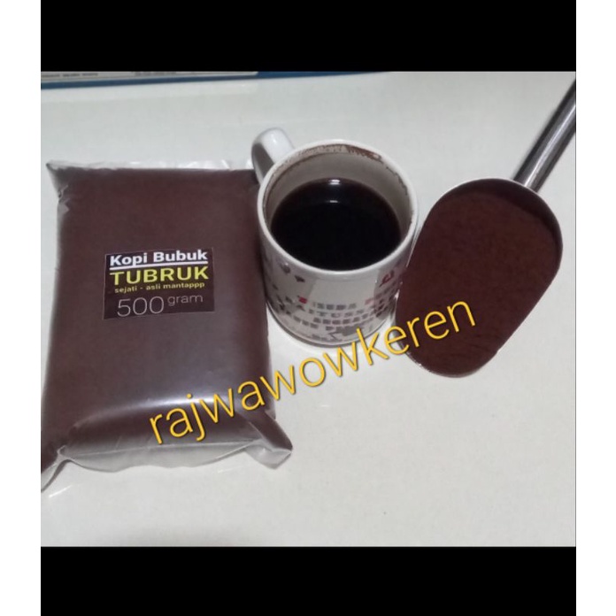 

Kopi TUBRUK SEJATI Asli 500gram, murni kopi bubuk mantap, halus