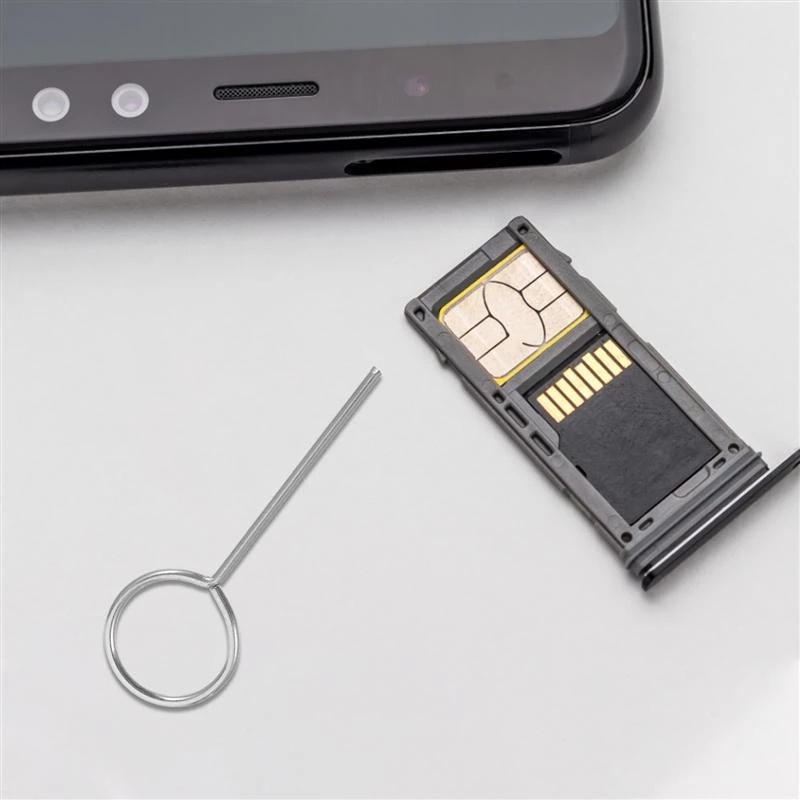 20pcs Pin Kunci Ejector Sim Card Bahan Stainless Steel