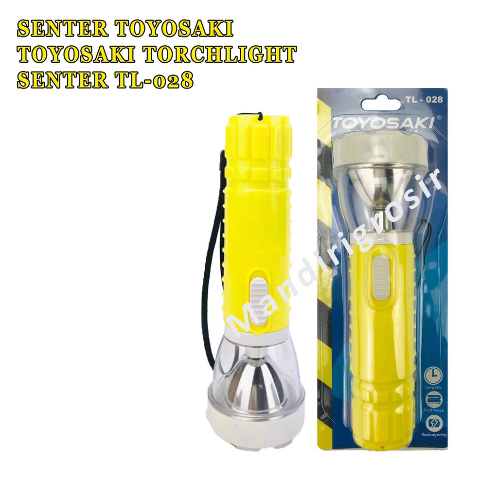 Toyosaki Torchlight * Senter Toyosaki * Lampu Senter LED * Senter TL- 028