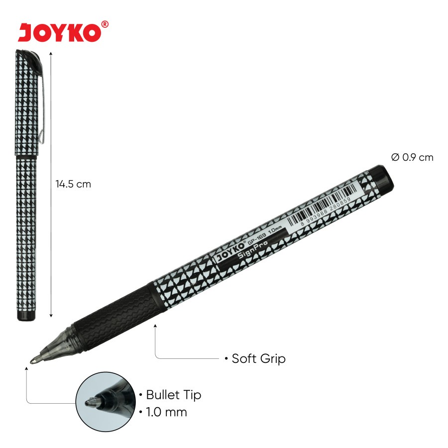 Pen Gel Joyko Sign Pro 1.0 mm GP-169 [1 LUSIN]