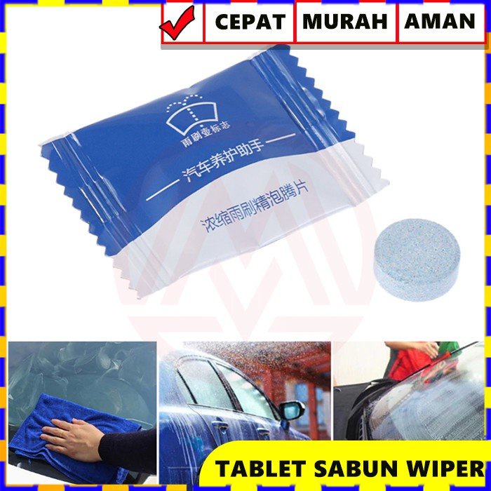 CAIRAN PEMBERSIH kaca mobil TABLET SABUN WIPER KACA MOBIL TABLET CAIRAN PEMBERSIH WIPER FLUID