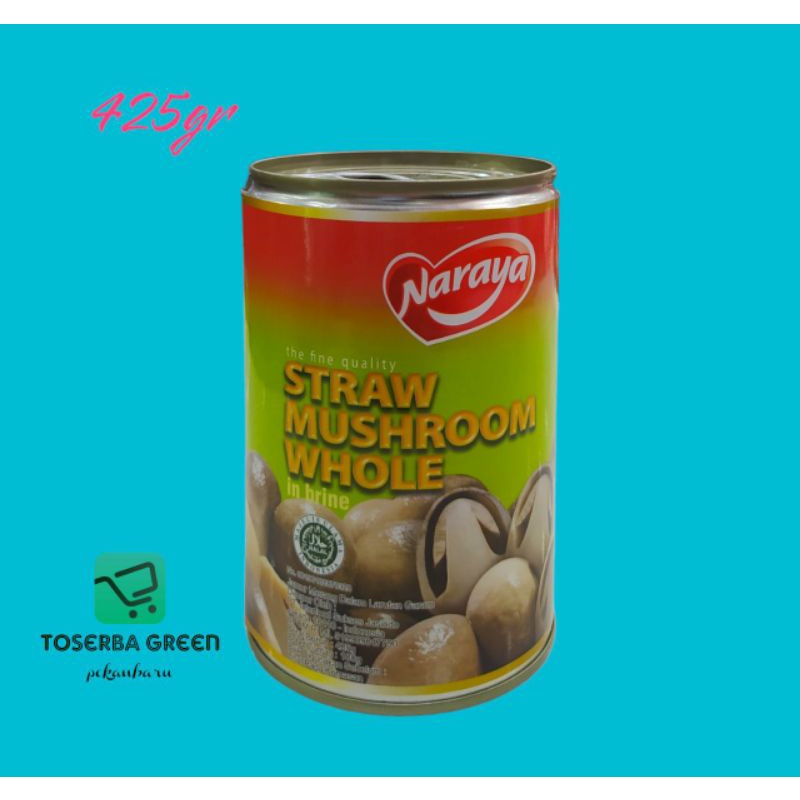 

Naraya Straw Mushroom Whole/Jamur Merang 425gr