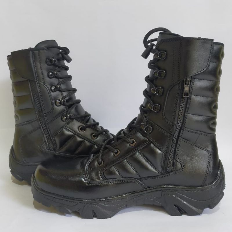 SEPATU PDL PASKHAS TNI AU POLRI FULL KULIT ASLI RGL ARMY