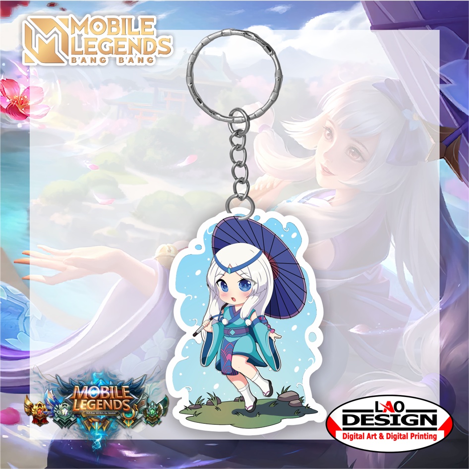 Gantungan Kunci Kagura Mobile Legend - Gantungan Kunci Akrilik - Ganci Akrilik - Gantungan Kunci Her