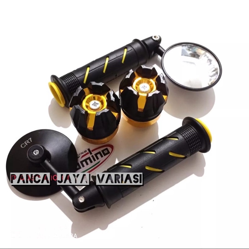 Spion jalu cembung + jalu as + Handgrip Domino Universal motor