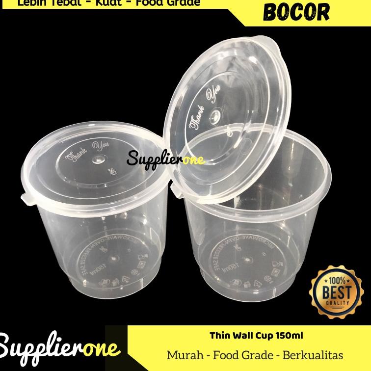 TREND KEKINIAN Thinwall 150 ml / Cup 150 ml / Cup Puding 150 ml / Mika 150 ml / Kemasan Makanan Plas