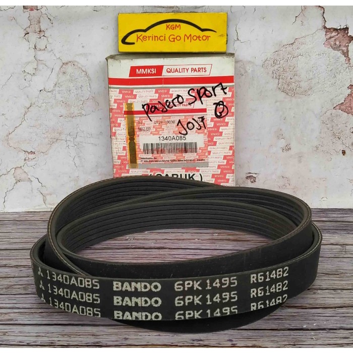 VAN BELT 6PK 1495 ASLI 1340A085 TALI KIPAS DINAMO PAJERO SPORT EXCEED