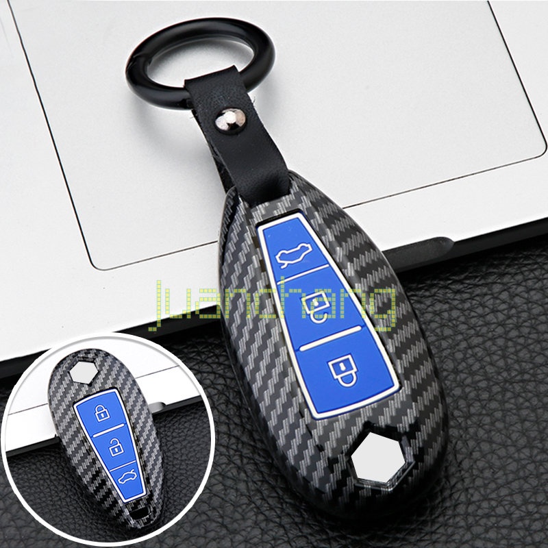 Case Remote Kunci Mobil Bahan Silikon ABS Carbon Fiber Untuk Suzuki Vitara Swift Ignis Kizashi SX4 Baleno Ertiga Samura Scross 2019