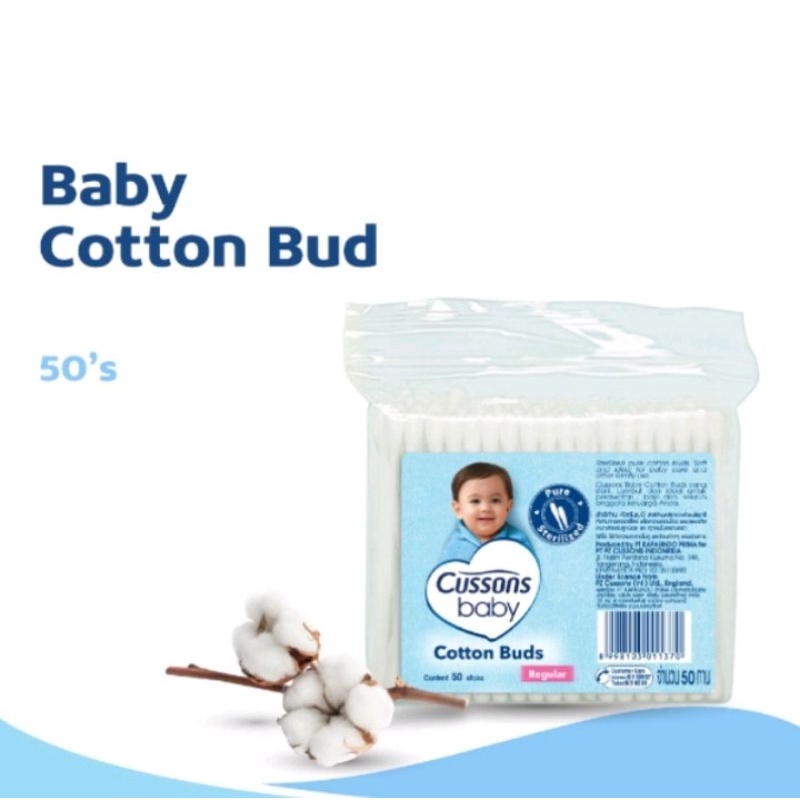 Cussons Baby Cotton Bud Reguler / Extra Fine isi 50 / 100