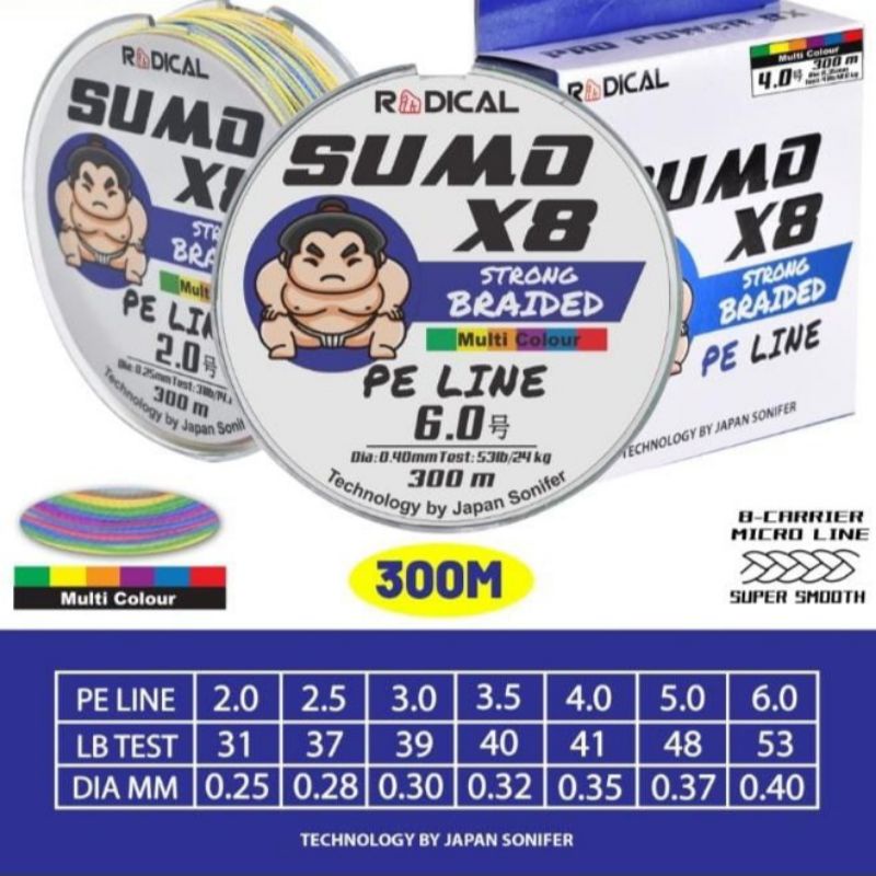 Pe Sumo X8 300m
