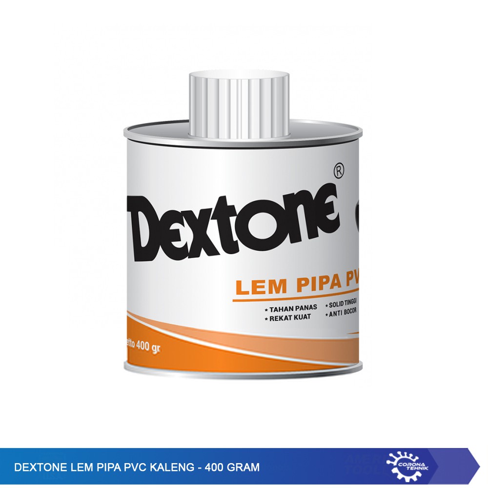 Lem pipa pvc 150gr &amp; 400gr dextone