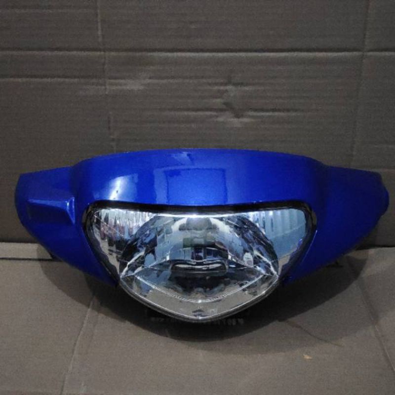 BATOK DEPAN MIO SPORTY BIRU PLUS LAMPU DEPAN