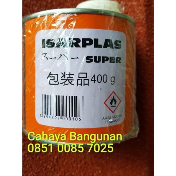 

Lem Pipa Pvc Pralon ISARPLAS Kaleng Besar 400Gr 400Gram 400 G Gr Gram