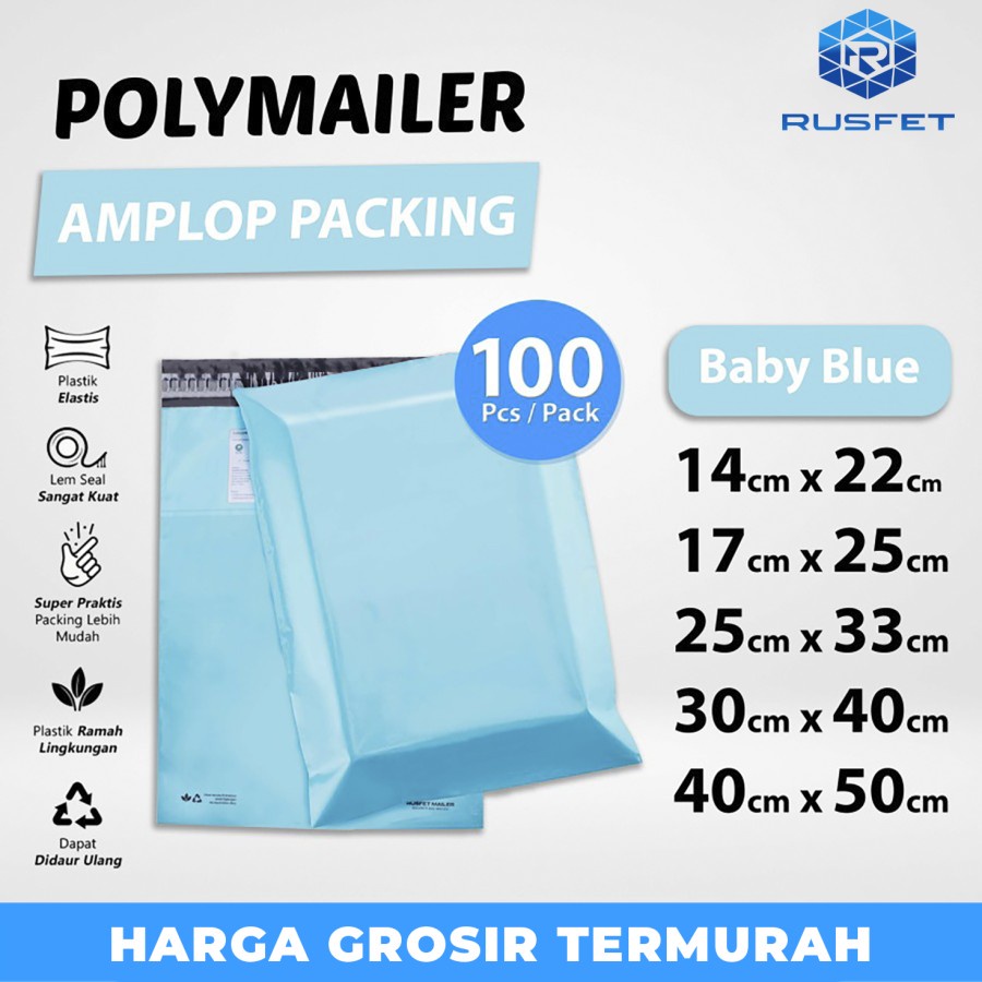 

Polymailer Polimailer TOSCA Amplop Plastik Packing Olshop Premium/Pack