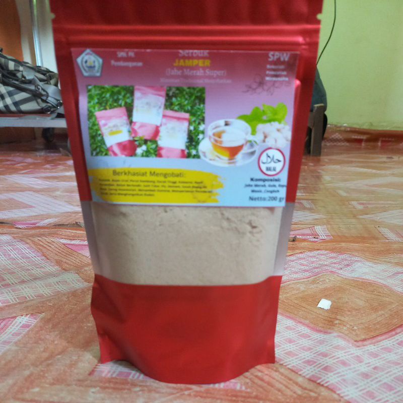 

SERBUK JAMPER (JAHE MERAH SUPER)