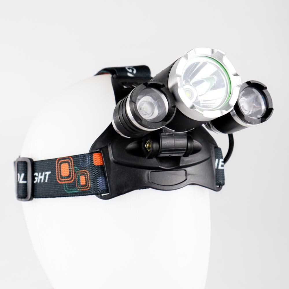 TaffLED Ares Headlamp Headlight 3 LED Cree XM-L T6 + 2 XEP - L3